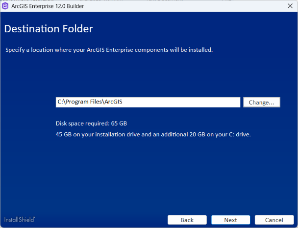 Provide the installation location for Provide the installation location for